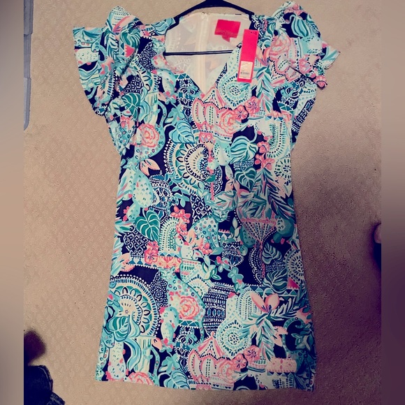Lilly Pulitzer Kathie dress in lookin sharp size 4 NWT - Picture 4 of 8